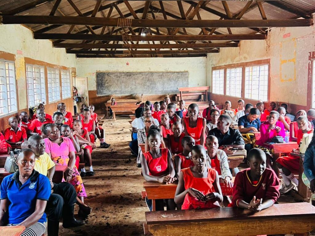 Outreach at LakeSide Primary School, Jinja
